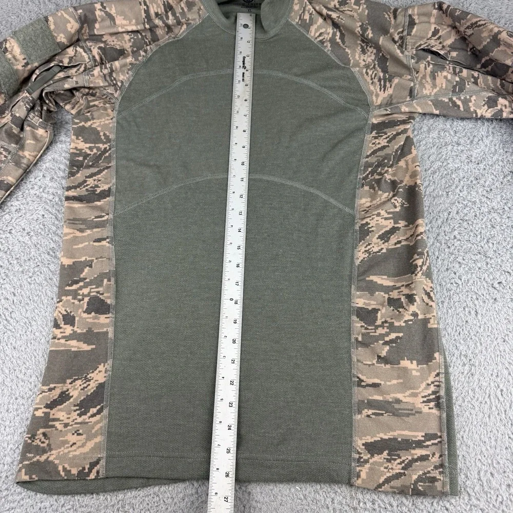 Wild Things Tactical Shirt Mens Xl‎ Green Camo Long Sleeve Padded Elbows